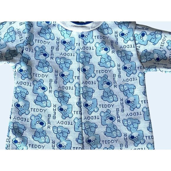 Vintage Baby Teddy Bear Onesie Romper Jumper Size 24 Months - Picture 3 of 5